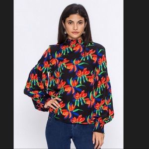 Flora print blouse
